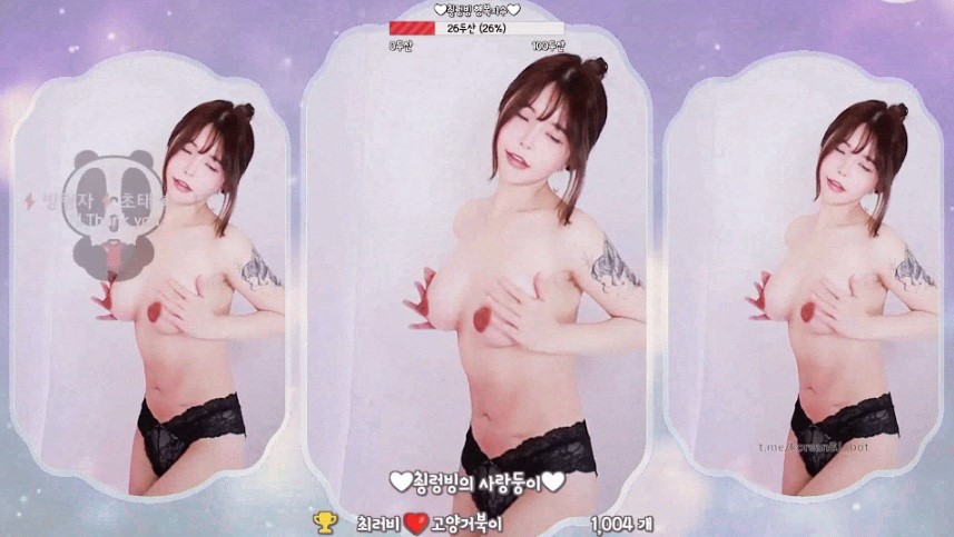 [한국야동] BJ최러비 일반방