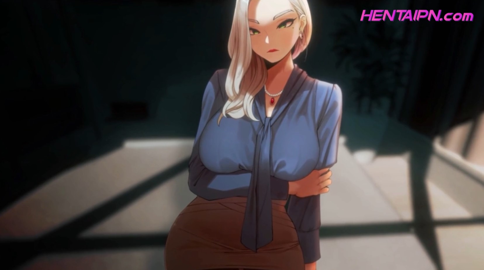 [3D 애니] 가슴큰 여성이 소년을 꼬셔버린다
