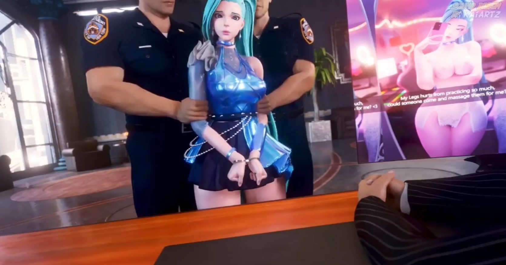 [3D 애니] 도둑질을 한 죄값