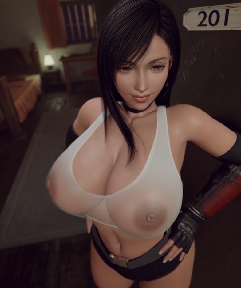 [3D 애니] 내여자친구의 애무를 눈앞에서