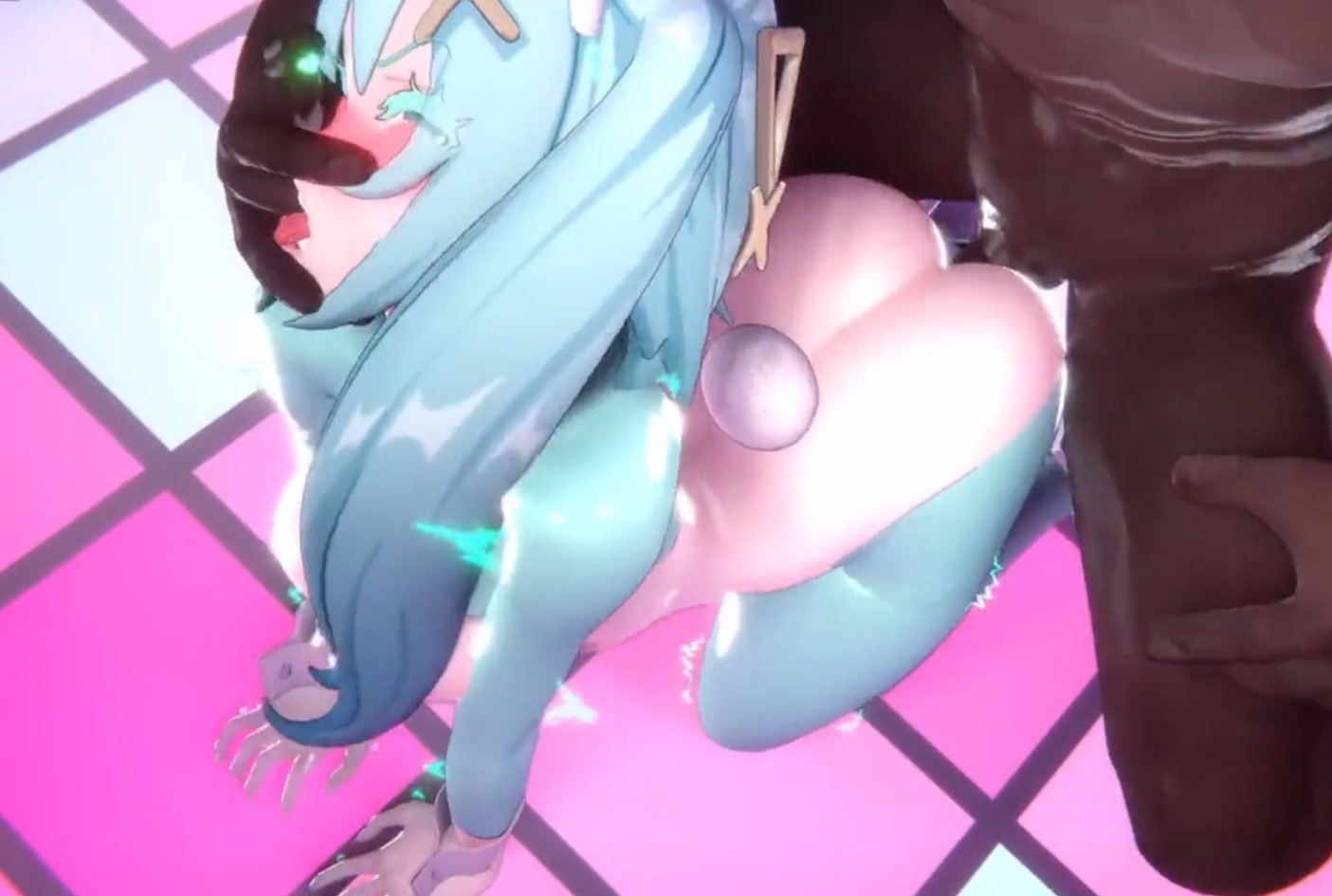 [3D 애니] 댄스플로어에서 디스코걸레