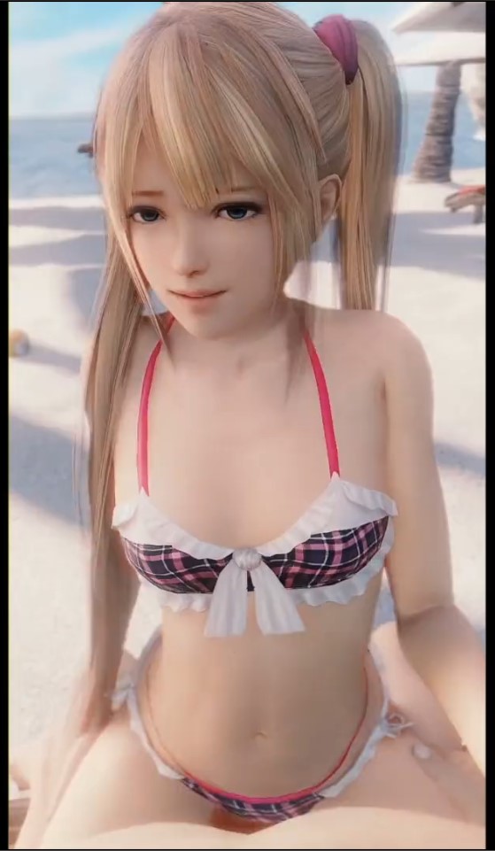 [3D 애니] 마리로즈 해변카우걸