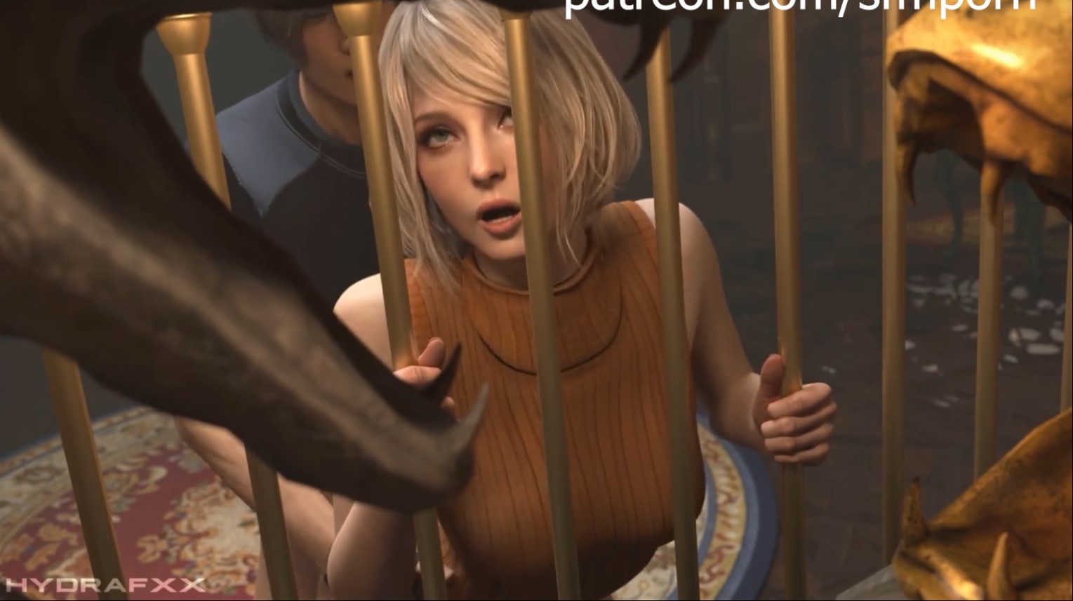 [3D 애니] 레지던트이블 식당버전