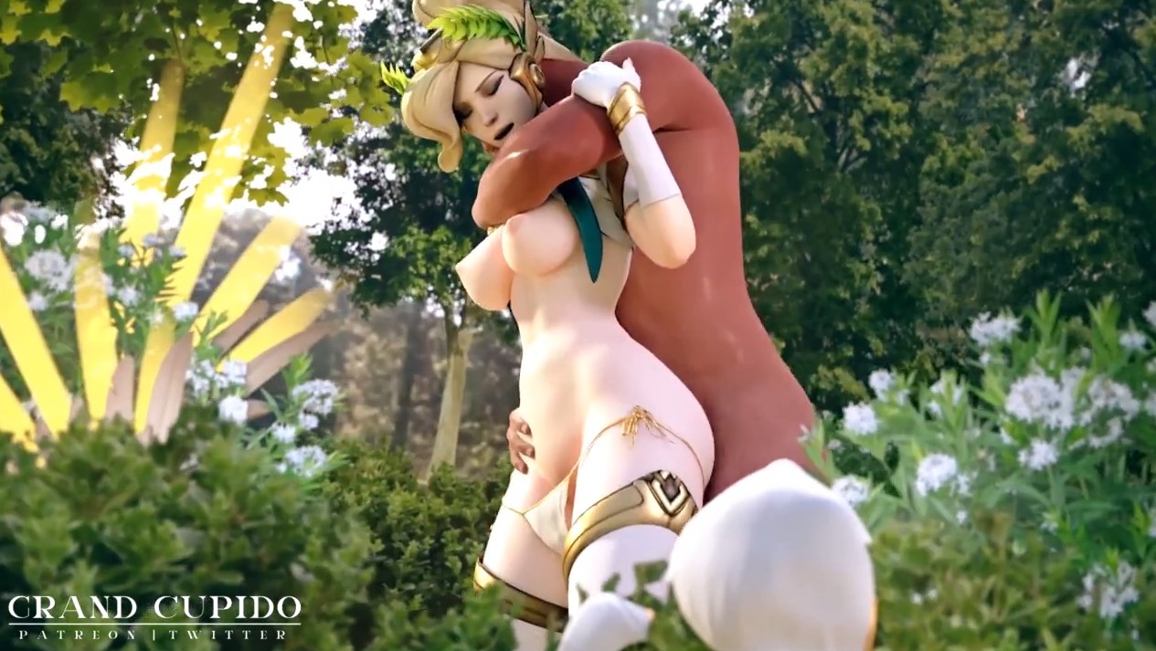 [3D 애니] 오버워치 머시의 야외플레이