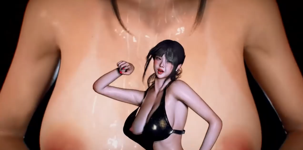 [3D 애니] 수영복 입고 큰 젖가슴 흔드는 색녀