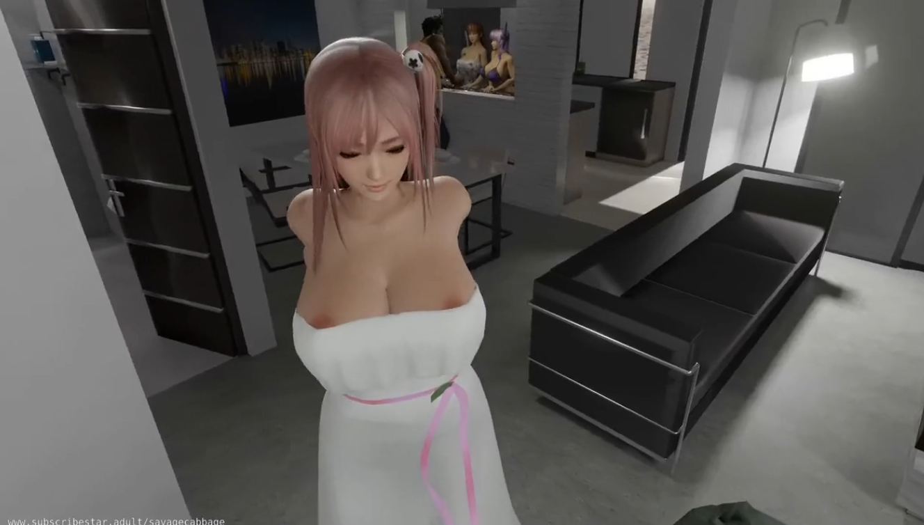[3D 애니] 퇴근하는 남편을 기다리며