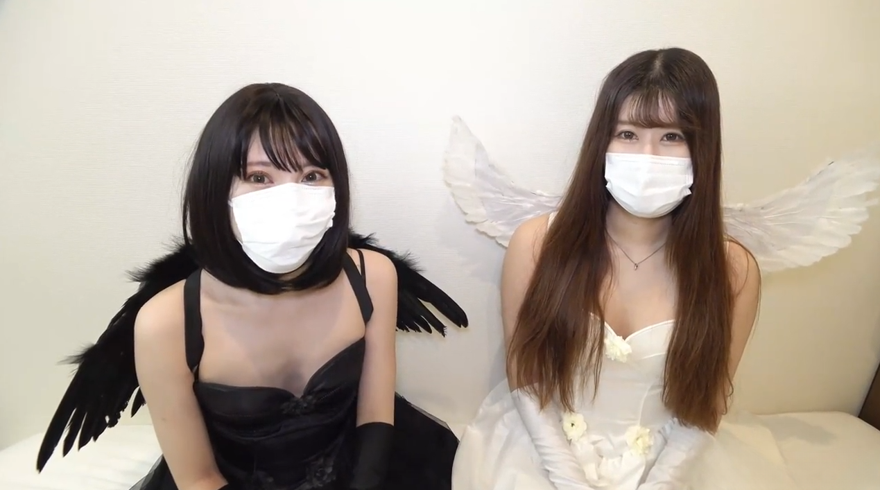 FC2PPV-4824635-귀엽고 천사 같은 여대생 두 명과의 하렘-노모